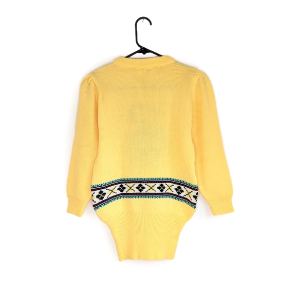 Vintage 80s Kitschy Cat Grandma Soft Grunge Crew Neck Knit Sweater - Picture 2 of 11